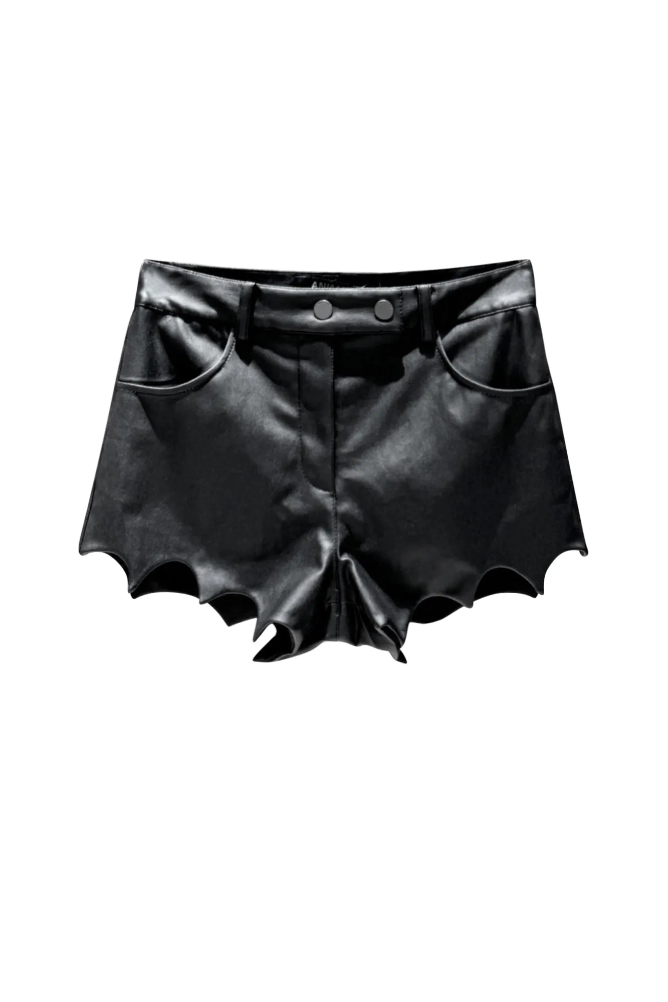 Low-waist shorts with wavy feet