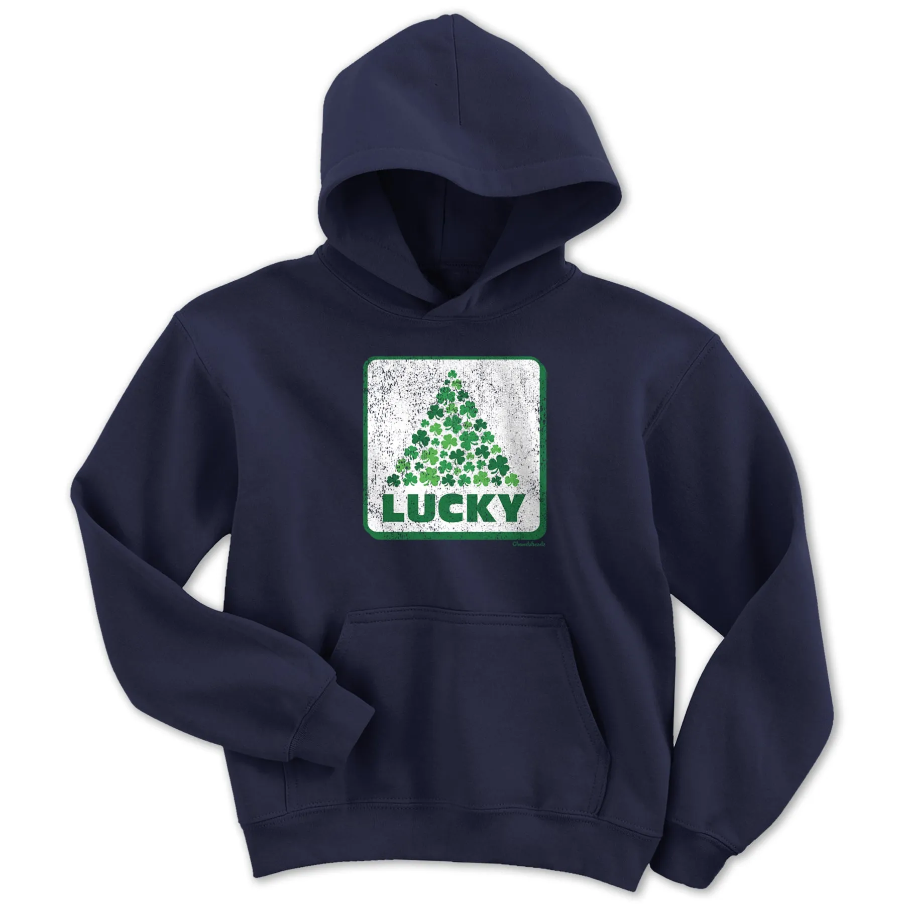 Lucky Shamrock Sign Youth Hoodie