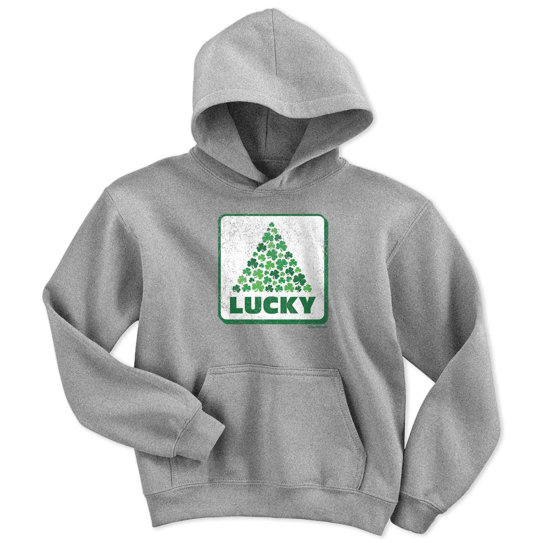 Lucky Shamrock Sign Youth Hoodie