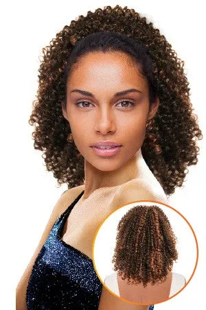 Magic Gold Drawstring Ponytail - Bluebell