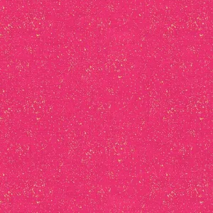 Makower Fabric | Luxe | Metallic Linen Texture | Cerise Pink