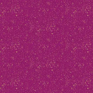 Makower Fabric | Luxe | Metallic Linen Texture | Purple