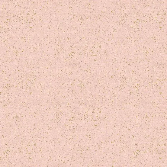 Makower Fabric | Metallic Linen Texture | Pink