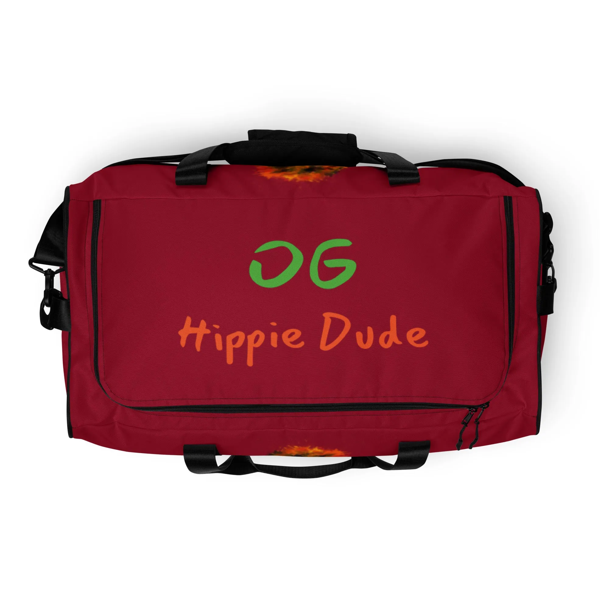Maroon Duffle Bag - OG Hippie Dude