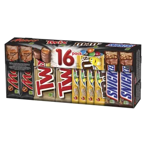 Mars - Assorted Chocolate Candy Bars, 16 Full Size Bars - 812 g - Canadian Distribution