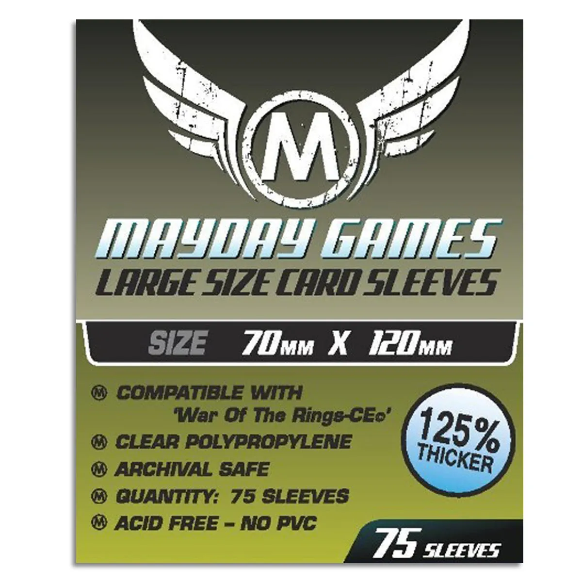 Mayday Sleeves Pack of 75 70 X 120 MM Time Stories