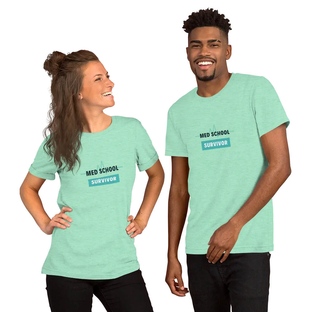 MED SCHOOL SURVIVOR Short-Sleeve Unisex T-Shirt