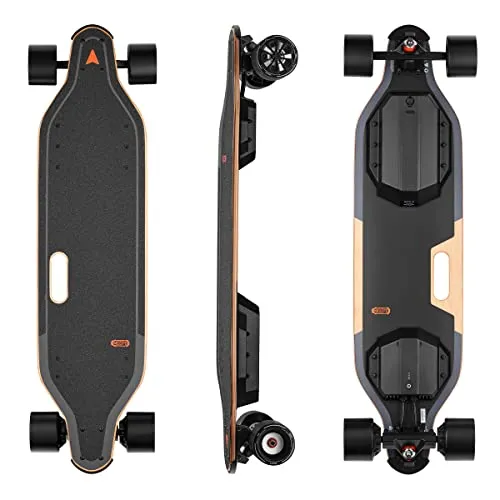 MEEPO Electric Skateboard, Top Speed of 28Mph, Smooth Brakes with Remote, Easy Carry Handle Design for Adults Teens and Beginners, V5
