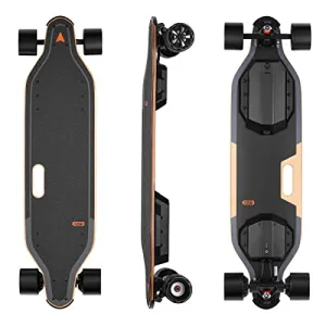 MEEPO Electric Skateboard, Top Speed of 28Mph, Smooth Brakes with Remote, Easy Carry Handle Design for Adults Teens and Beginners, V5