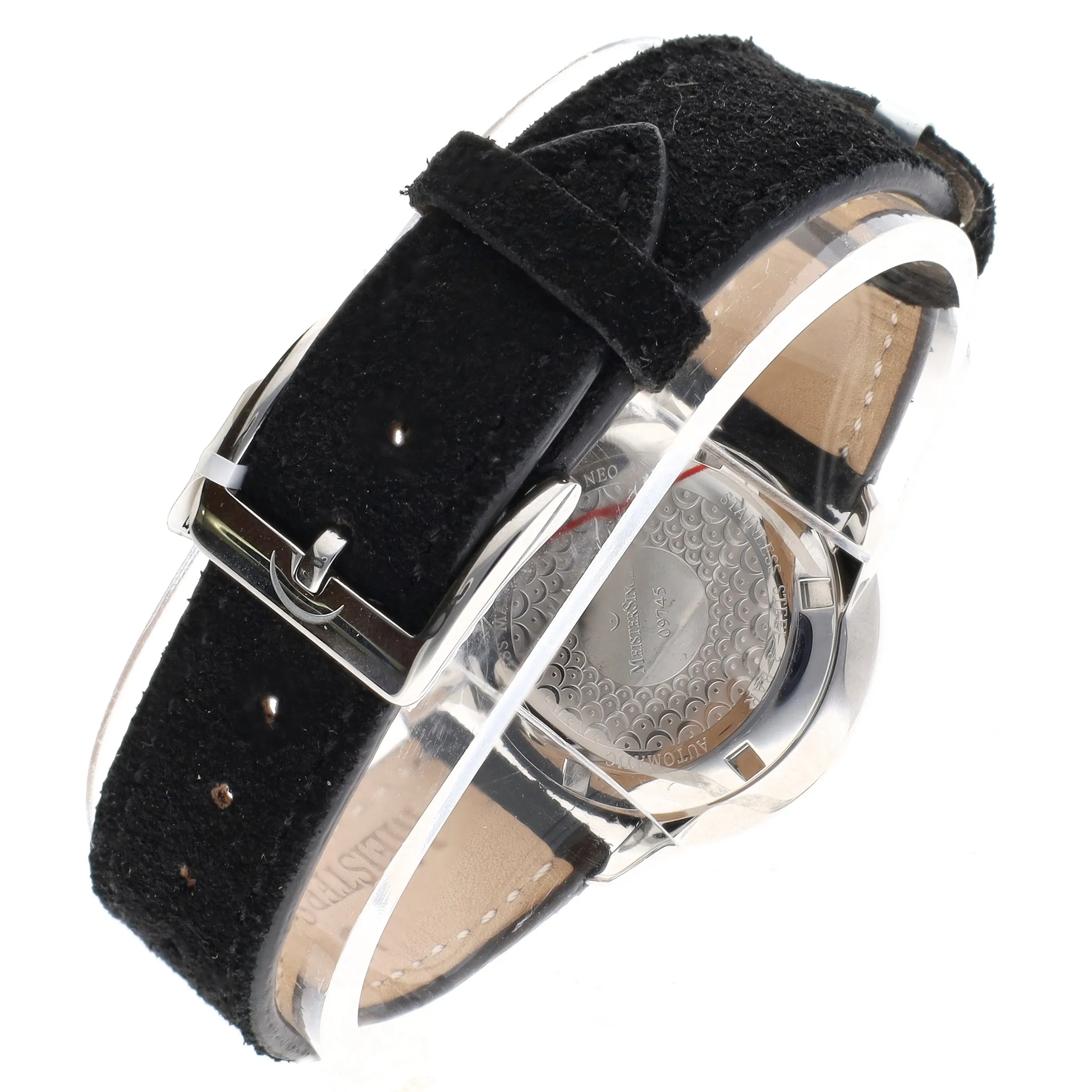 MeisterSinger Neo Sunburst Red Degradé NE911D 36mm Stainless Steel Watch