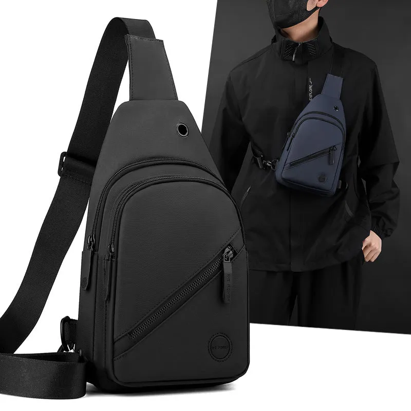 Men's Daily Versatile Simple Fashion Trend Commuter Men's Chest Bags