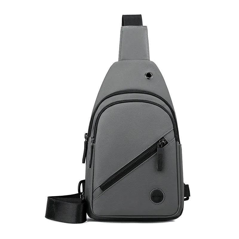 Men's Daily Versatile Simple Fashion Trend Commuter Men's Chest Bags