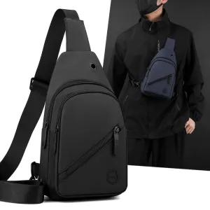 Men's Daily Versatile Simple Fashion Trend Commuter Men's Chest Bags