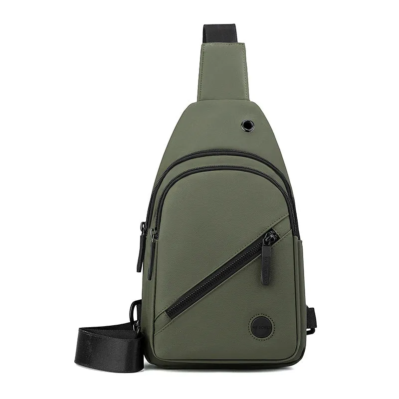 Men's Daily Versatile Simple Fashion Trend Commuter Men's Chest Bags