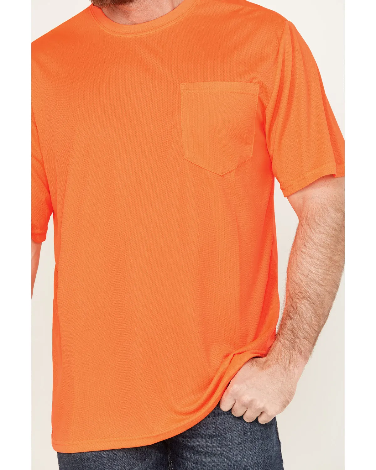 Men's High-Visibility Short Sleeve Work Shirt