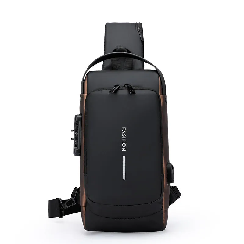 Men's Large Capacity Commuter Waterproof Tide Backpacks