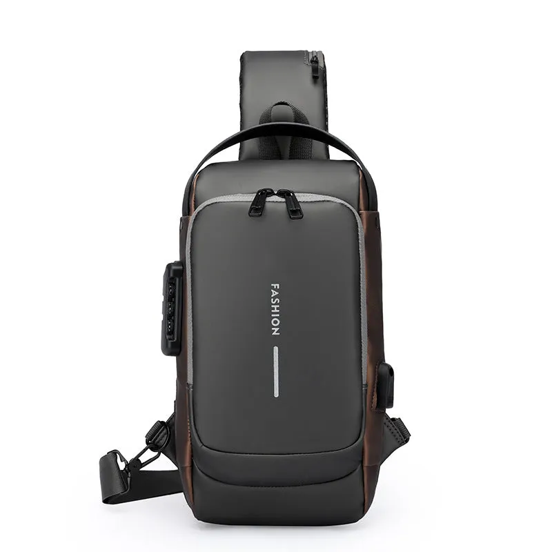 Men's Large Capacity Commuter Waterproof Tide Backpacks