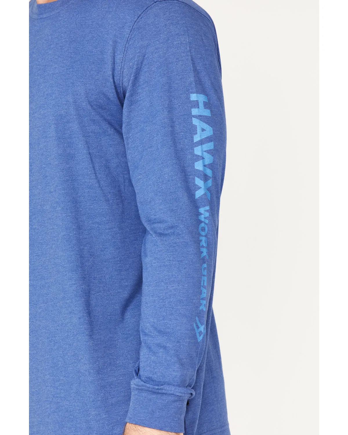 Men's Logo Graphic Long Sleeve Work T-Shirt