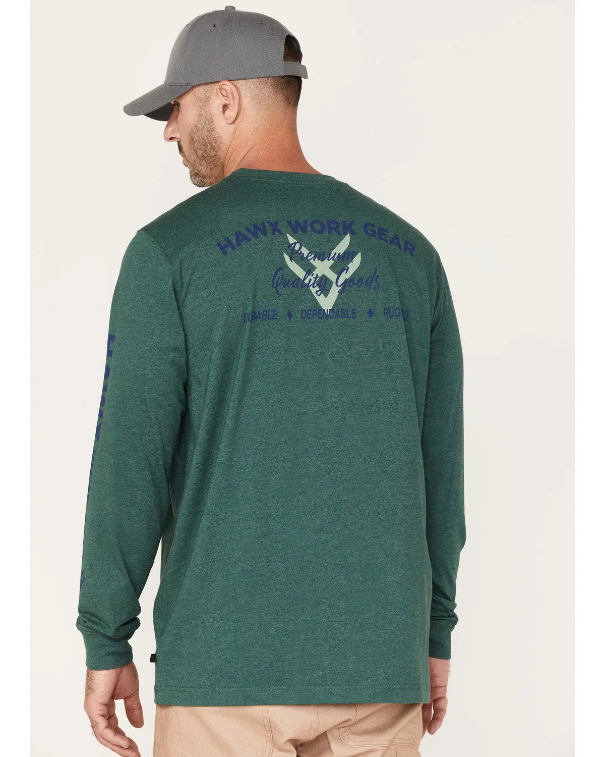 Men's Quality Goods Logo Graphic Work T-Shirt