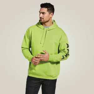 Men's Rebar Graphic Hoodie - Lime Heather/Black - 10032994