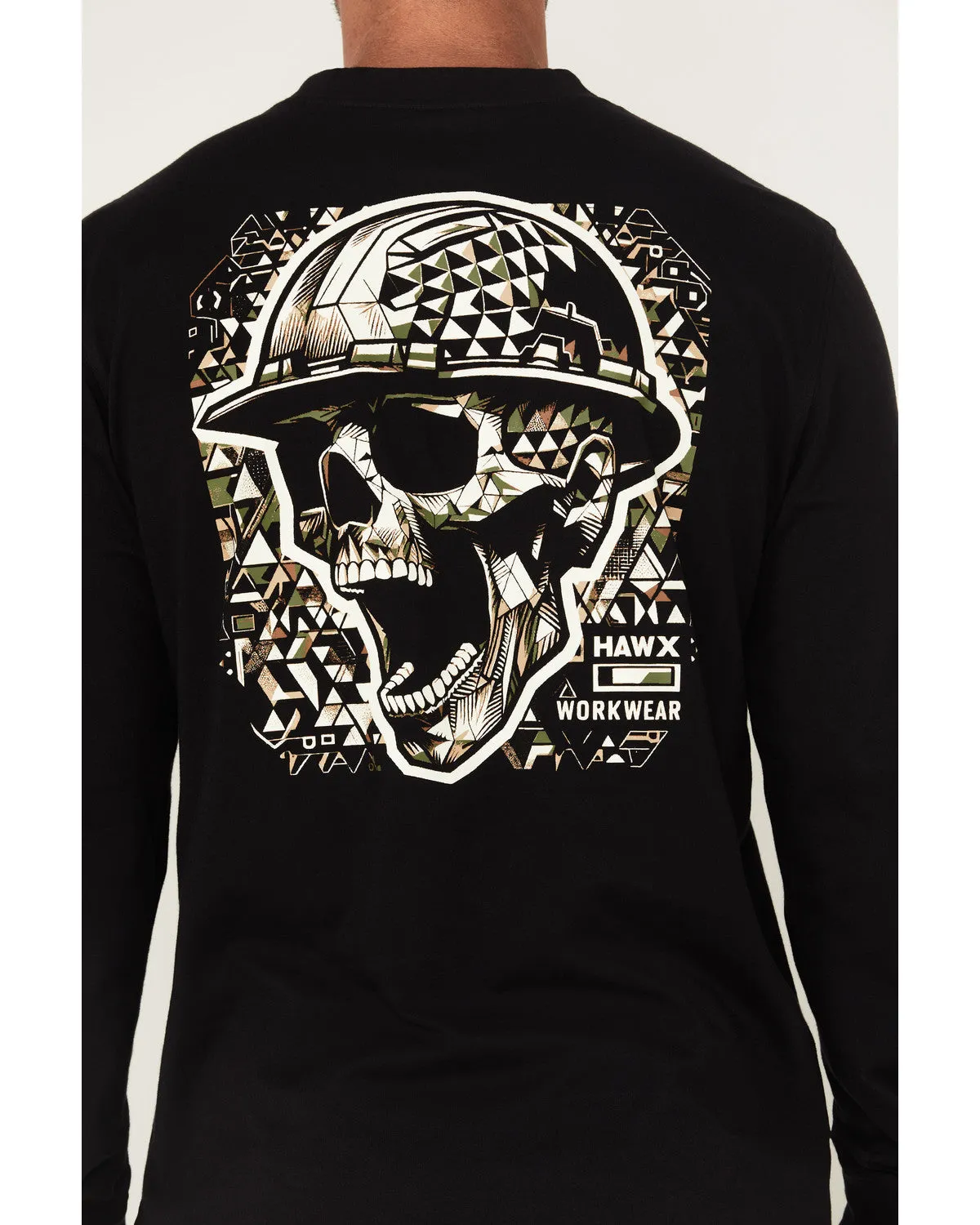Men's Scream Long Sleeve Graphic Work Shirt