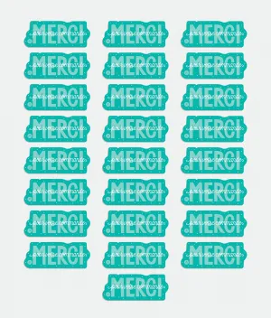 Merci pour votre commande sticker pack 25PCs