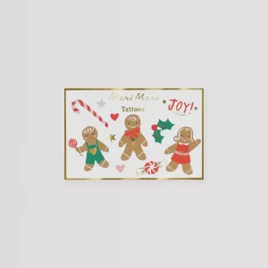 Meri Meri - Gingerbread Temporary Tattoos