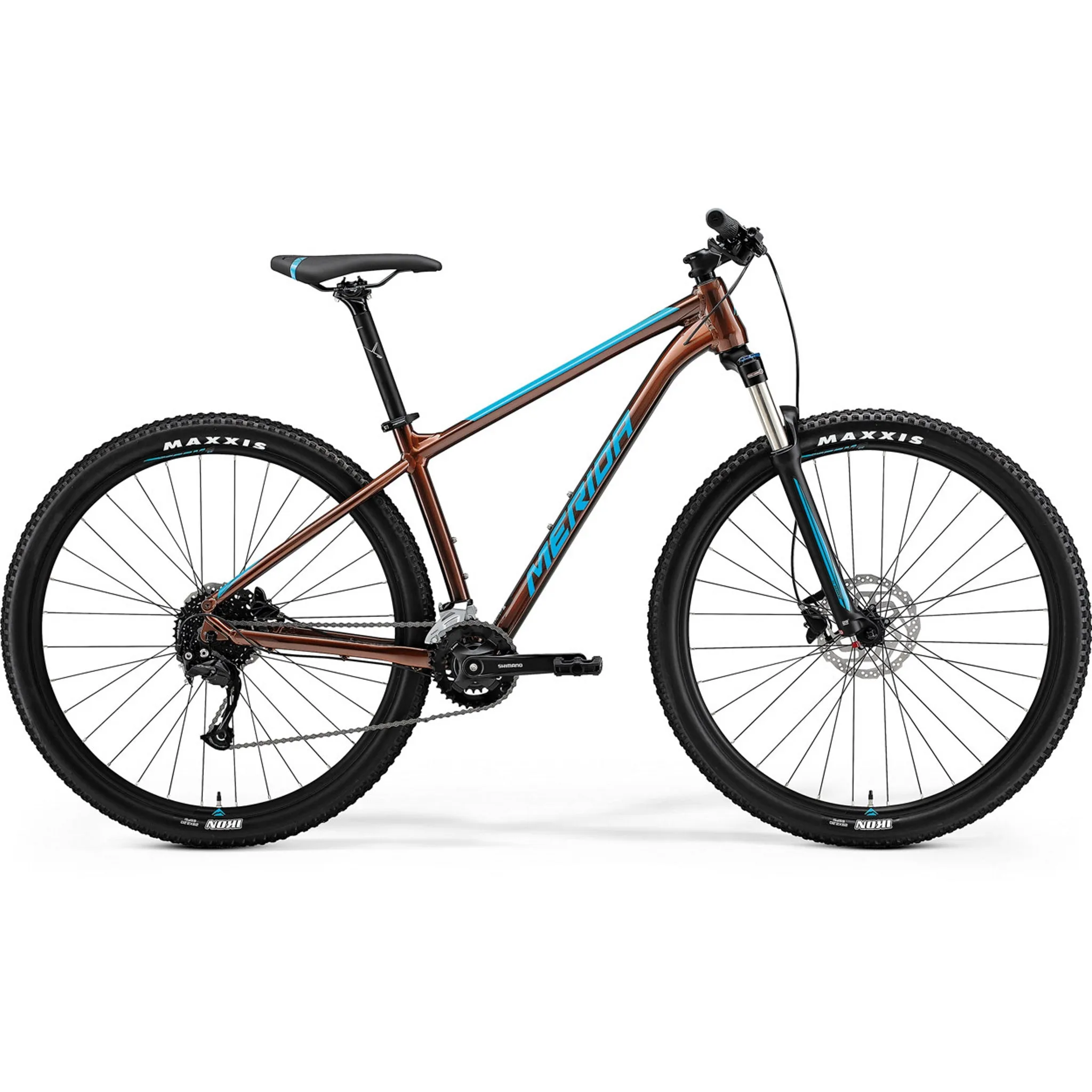 Merida Big Nine 100 2X Hardtail Mountain Bike Bronze/Teal