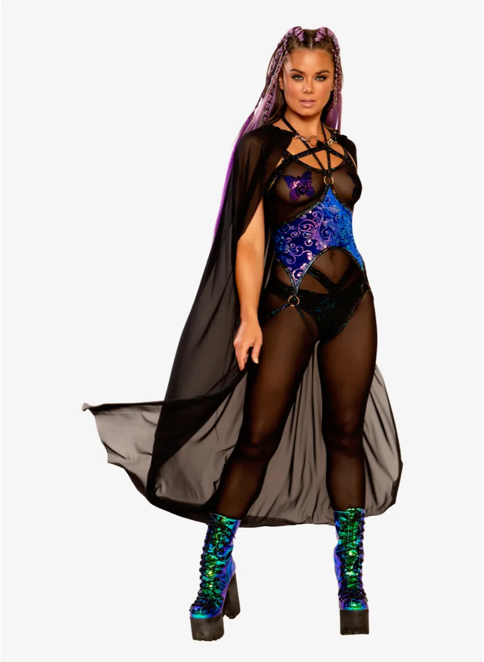 Mesh Harness Skirt