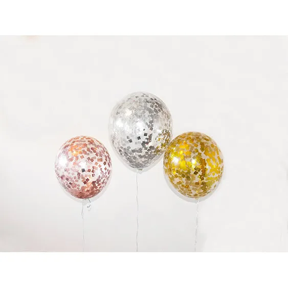 Metallic Confetti Squares 17x17mm 1kg