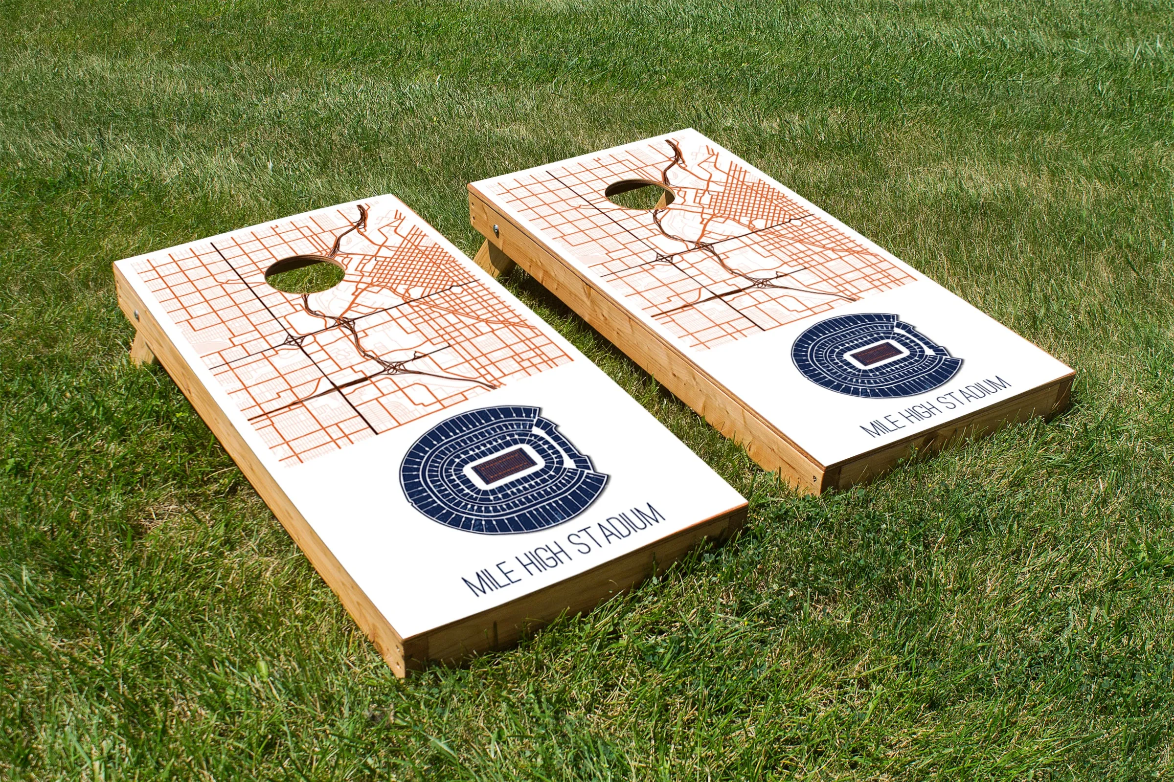 Mile High Stadium Map