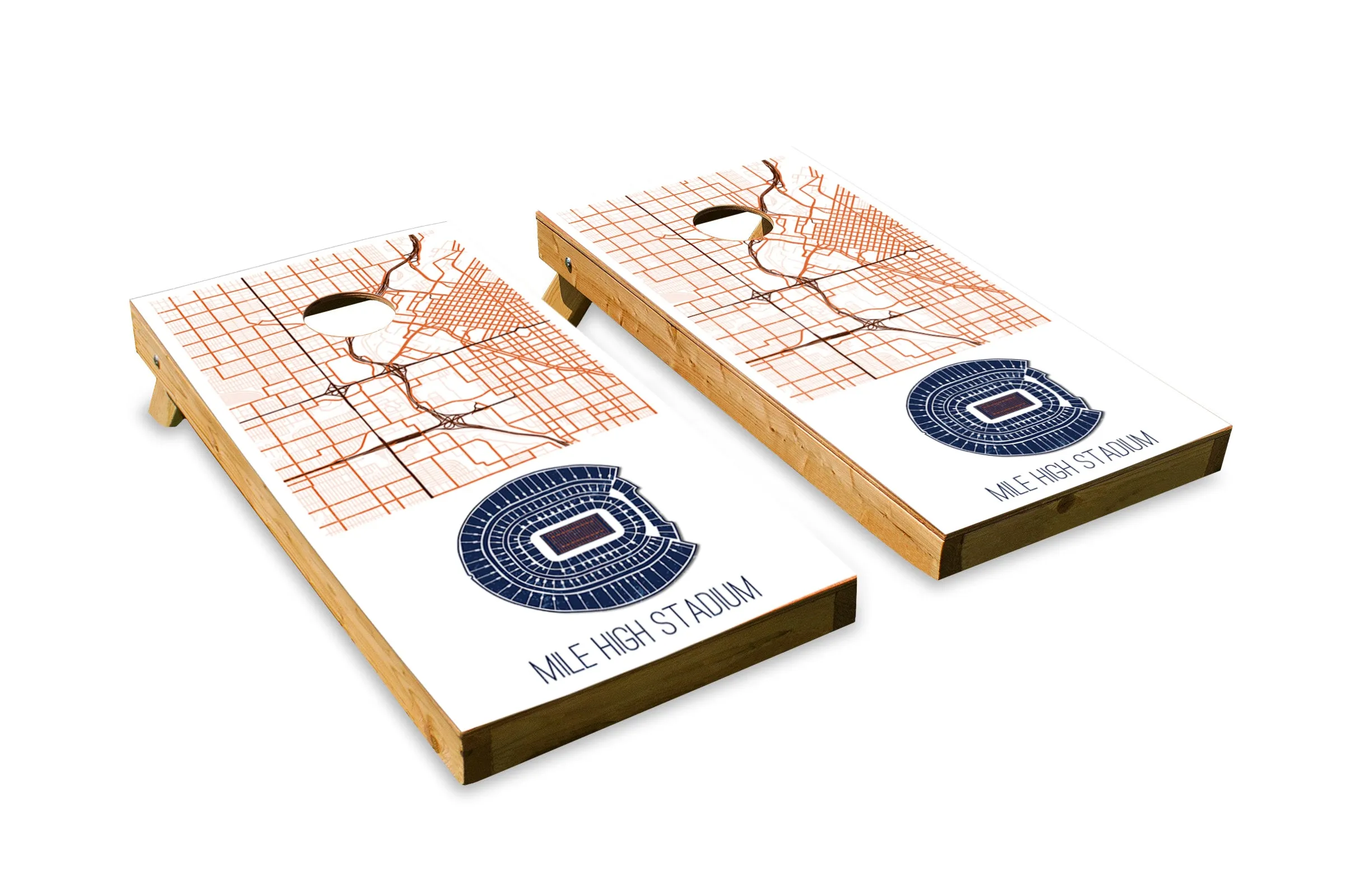 Mile High Stadium Map