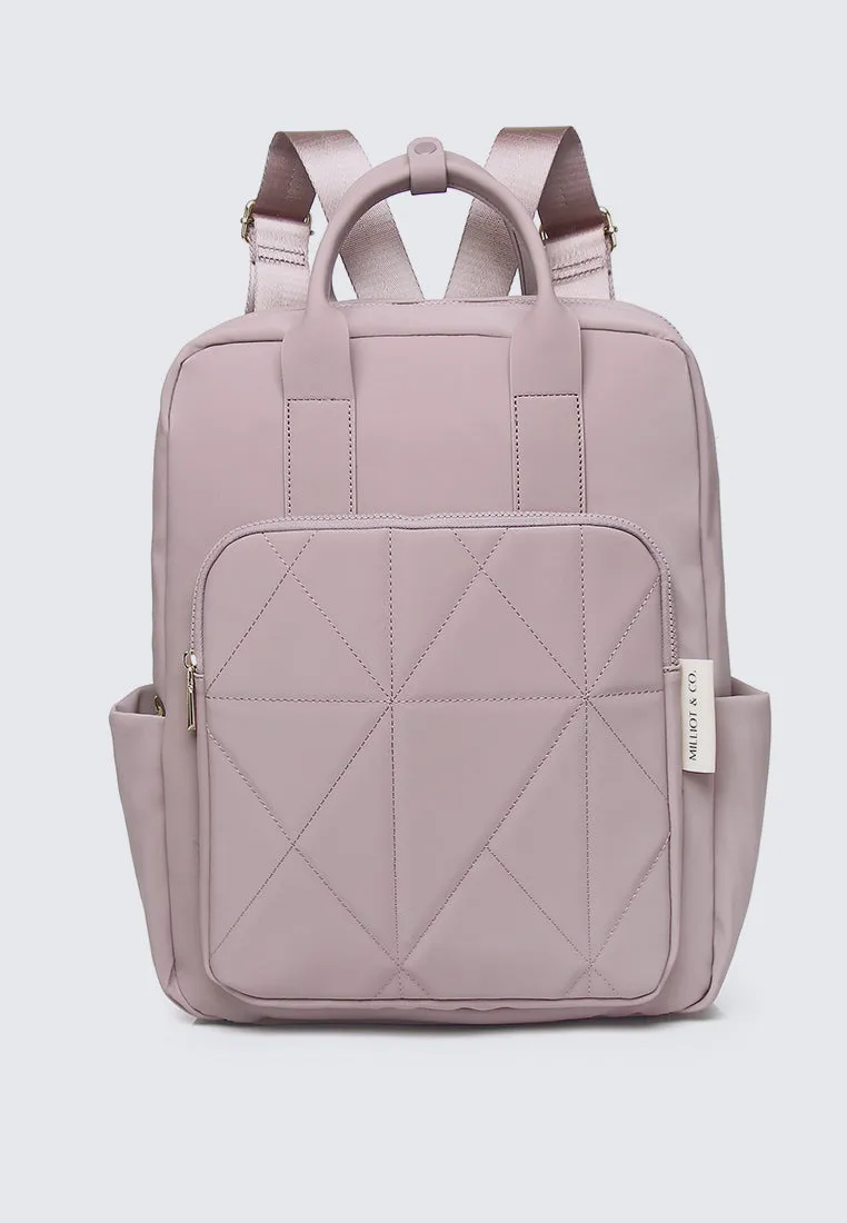 Millie Essentials Backpack (Pale Red Violet)