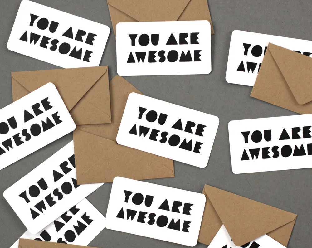 Mini Note Set - You are Awesome