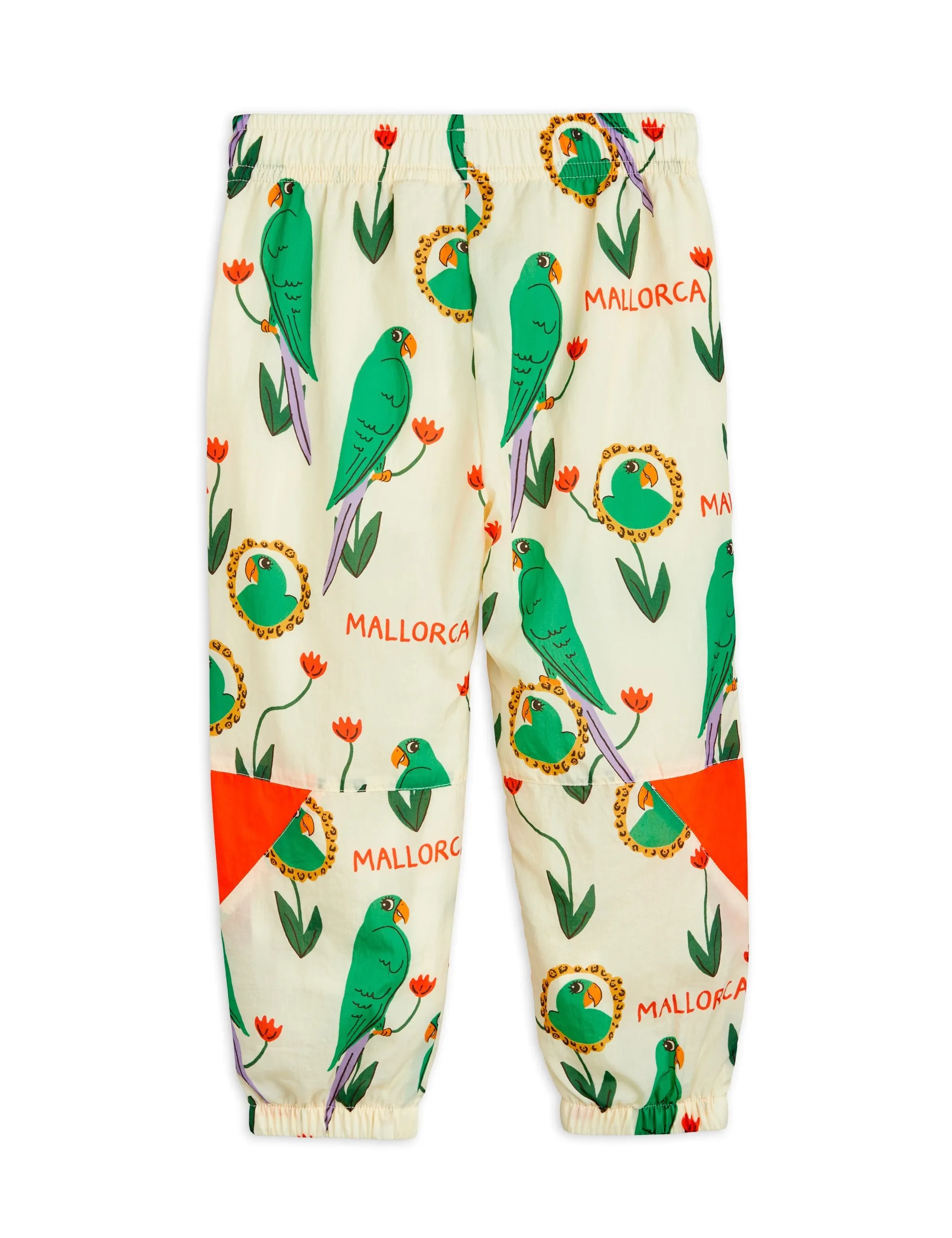 Mini Rodini | Parrots aop nylon tracksuit pants