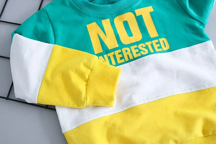 MOF Kids boys long sleeve T-shirt & pants set