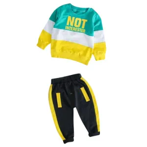 MOF Kids boys long sleeve T-shirt & pants set