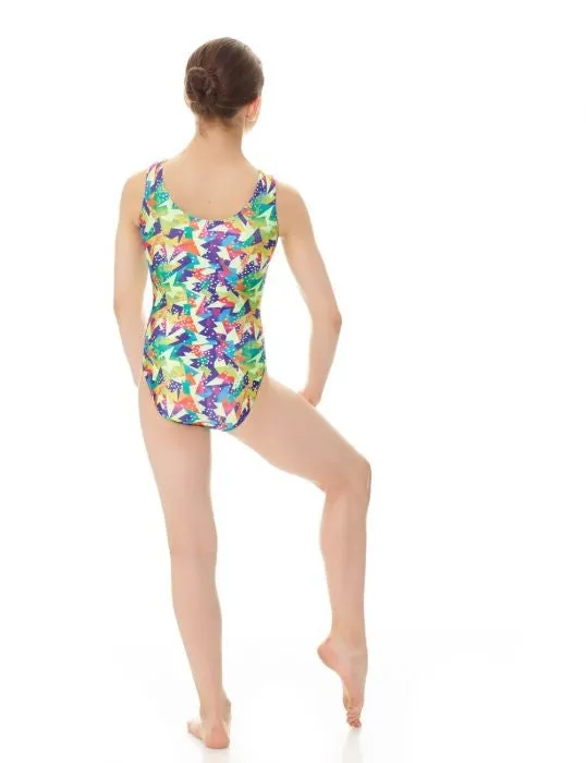 Mondor Kids Geometric Tank Leotard