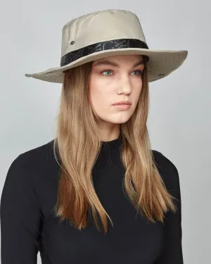 Monogram Hat Tan