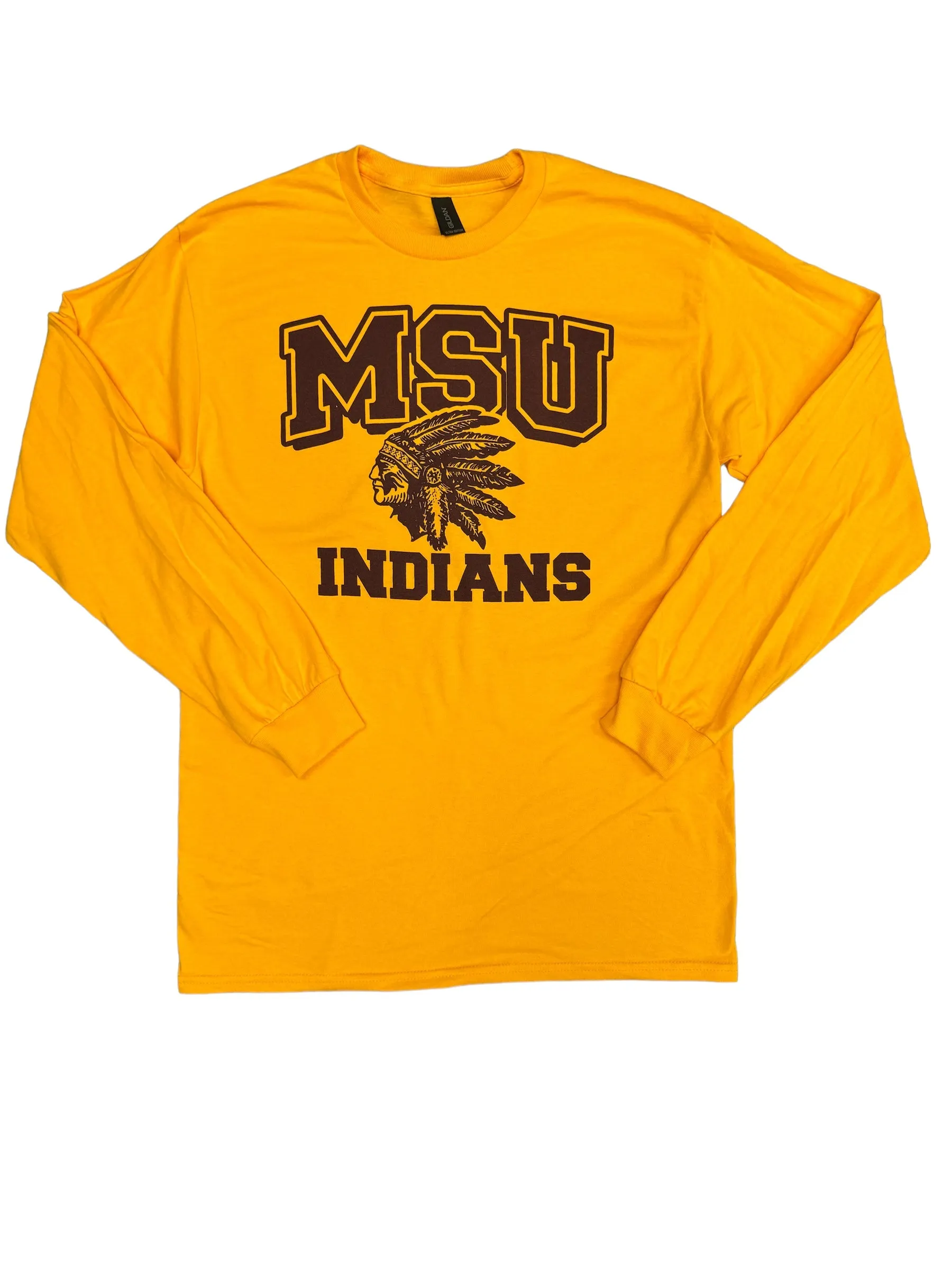 MSU Indian Long Sleeve Tees