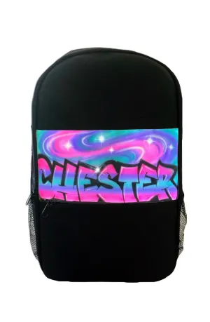 Multi Colour Graffiti Backpack (12)
