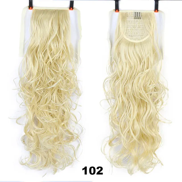 Natural Synthetic Wave Pony Tail Hair Extension