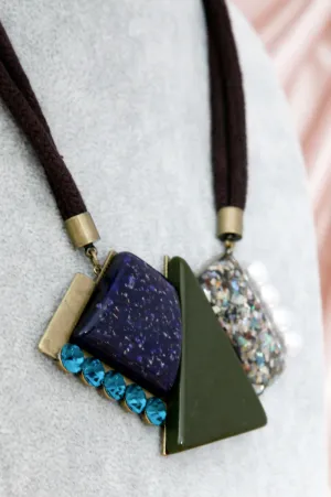 Necklace - Geometric Stones