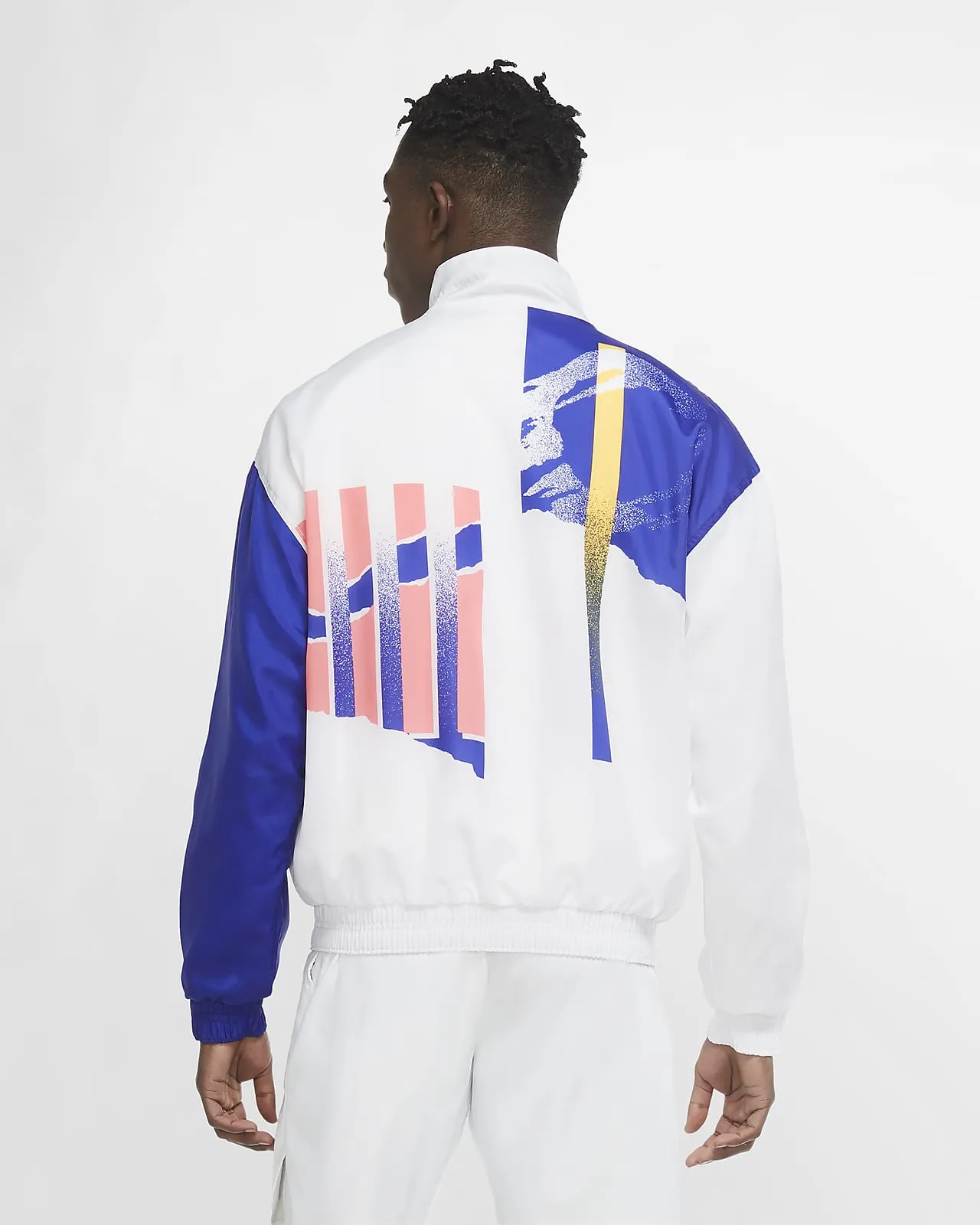 Nike Men's Challenge Court Jacket (White/Ultramarine/Solar Red/Ultramarine)
