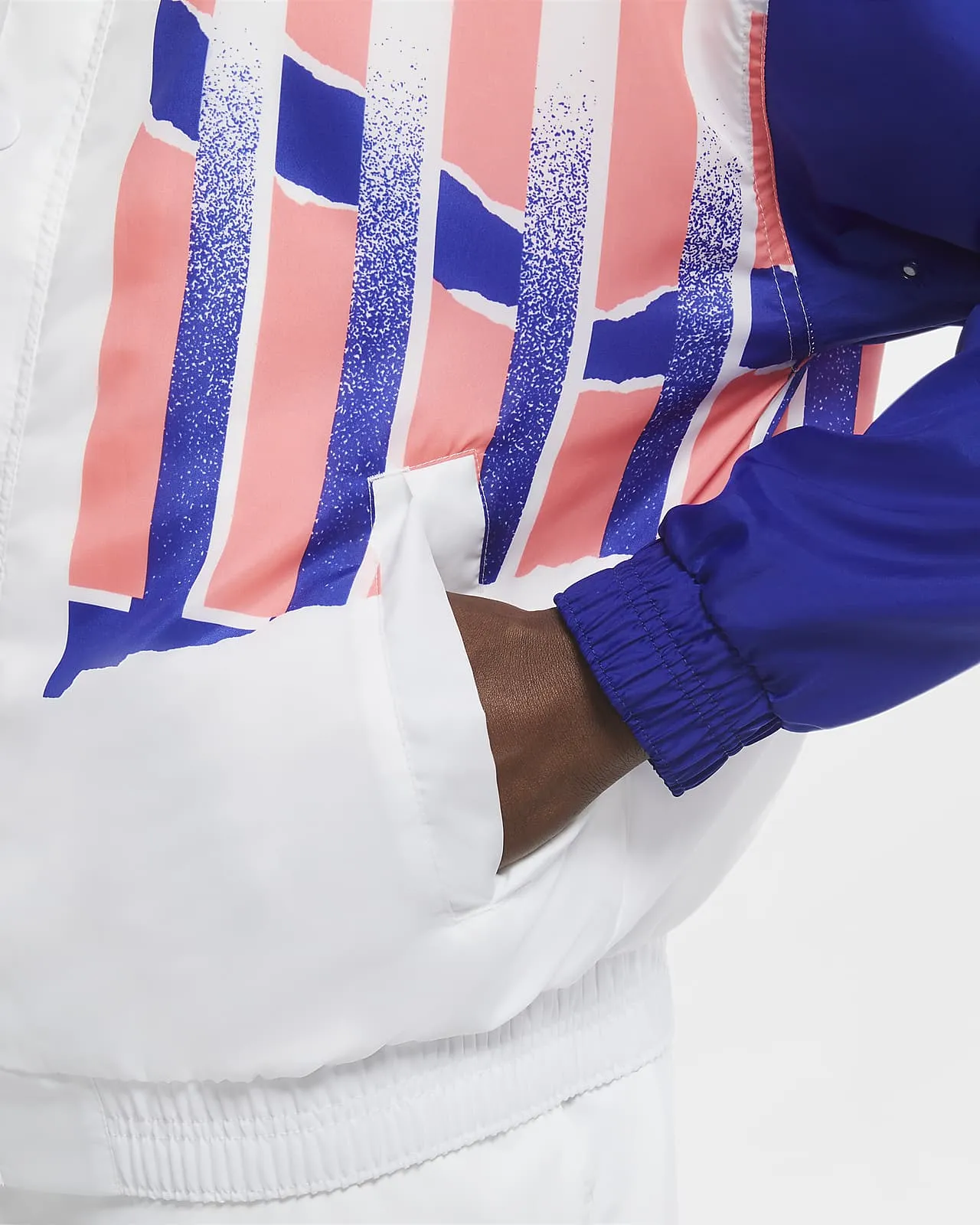 Nike Men's Challenge Court Jacket (White/Ultramarine/Solar Red/Ultramarine)