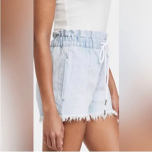 NWOT Pistola Denim Cooper Paperbag Shorts Size Small