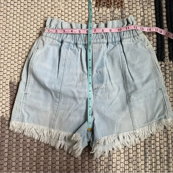 NWOT Pistola Denim Cooper Paperbag Shorts Size Small