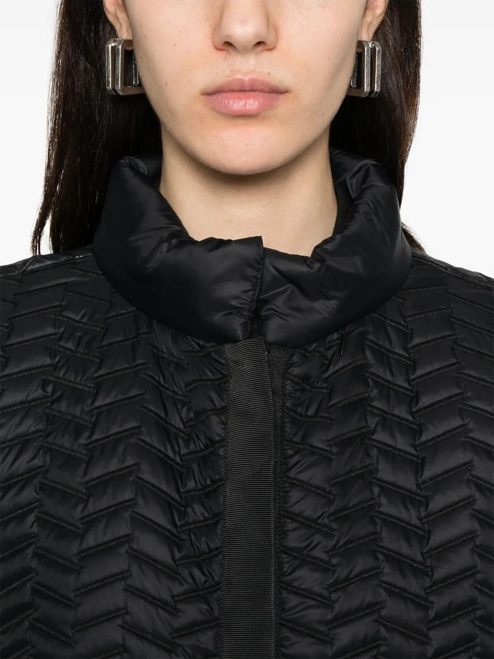 Nylon blouson jacket