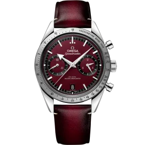 Omega Speedmaster '57 40.5mm steel on leather strap