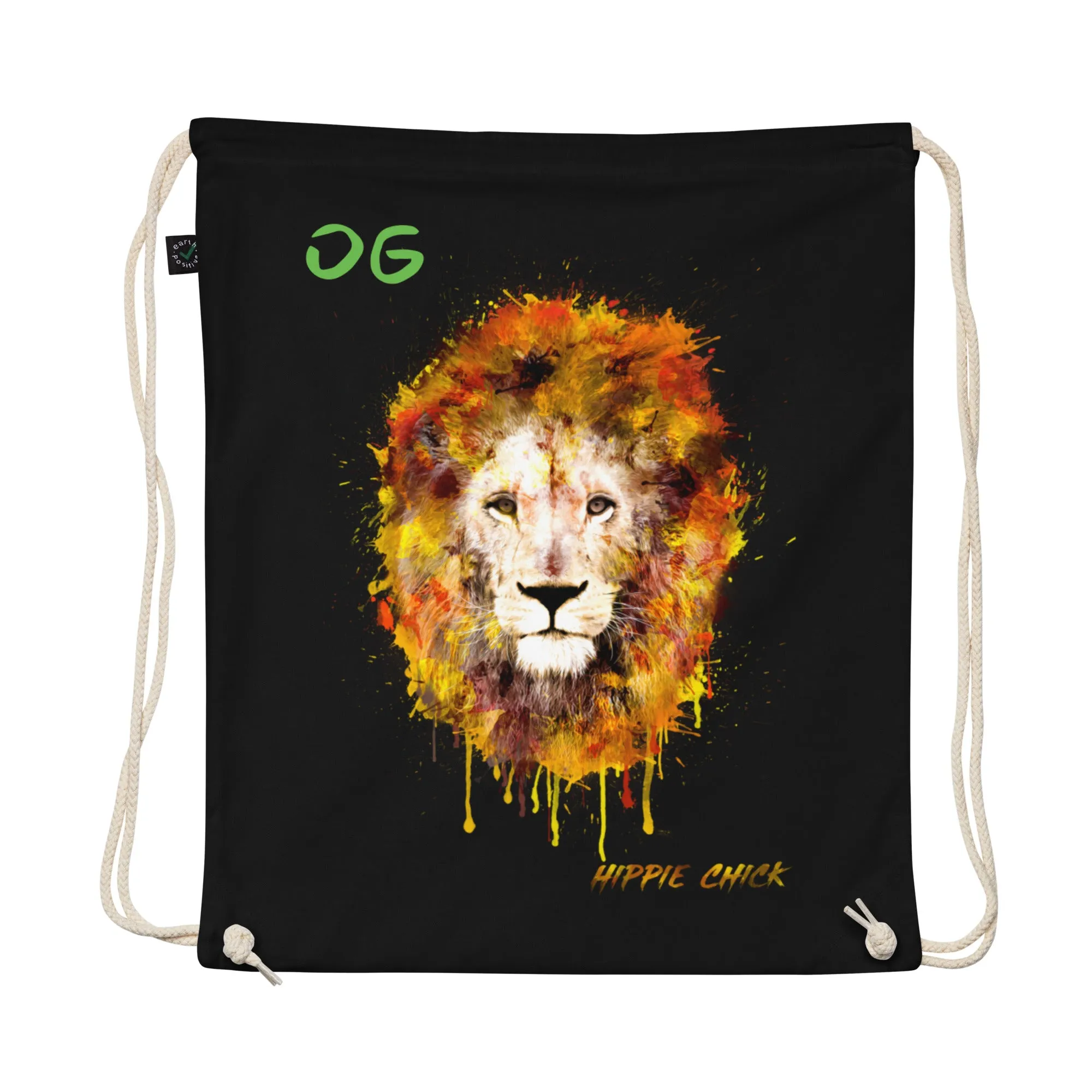 Organic Cotton Drawstring Bag - Grinch OG